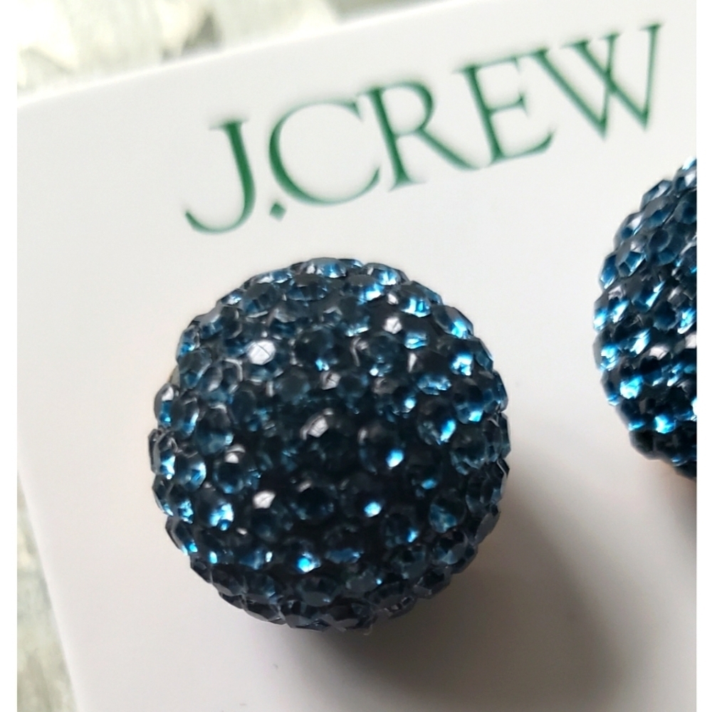 J.Crew Crystal ball earrings